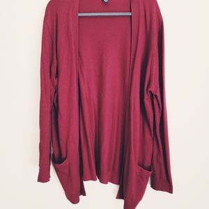 XL Gap Red Trench Sweater